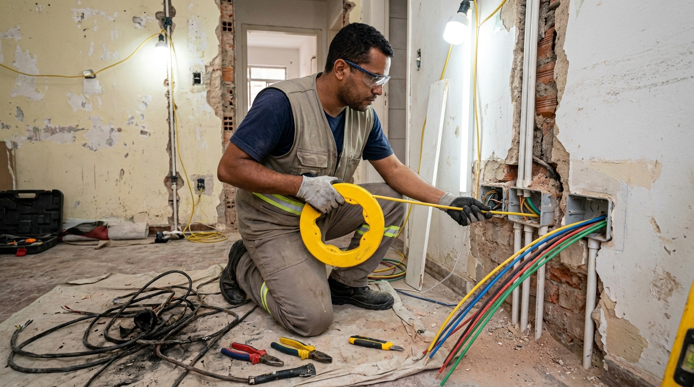 Cabeamento elétrico para empresas em Piracicaba‑SP