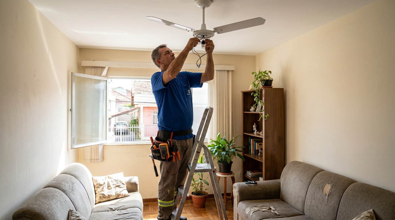 Montagem de Ventilador em Piracicaba‑SP